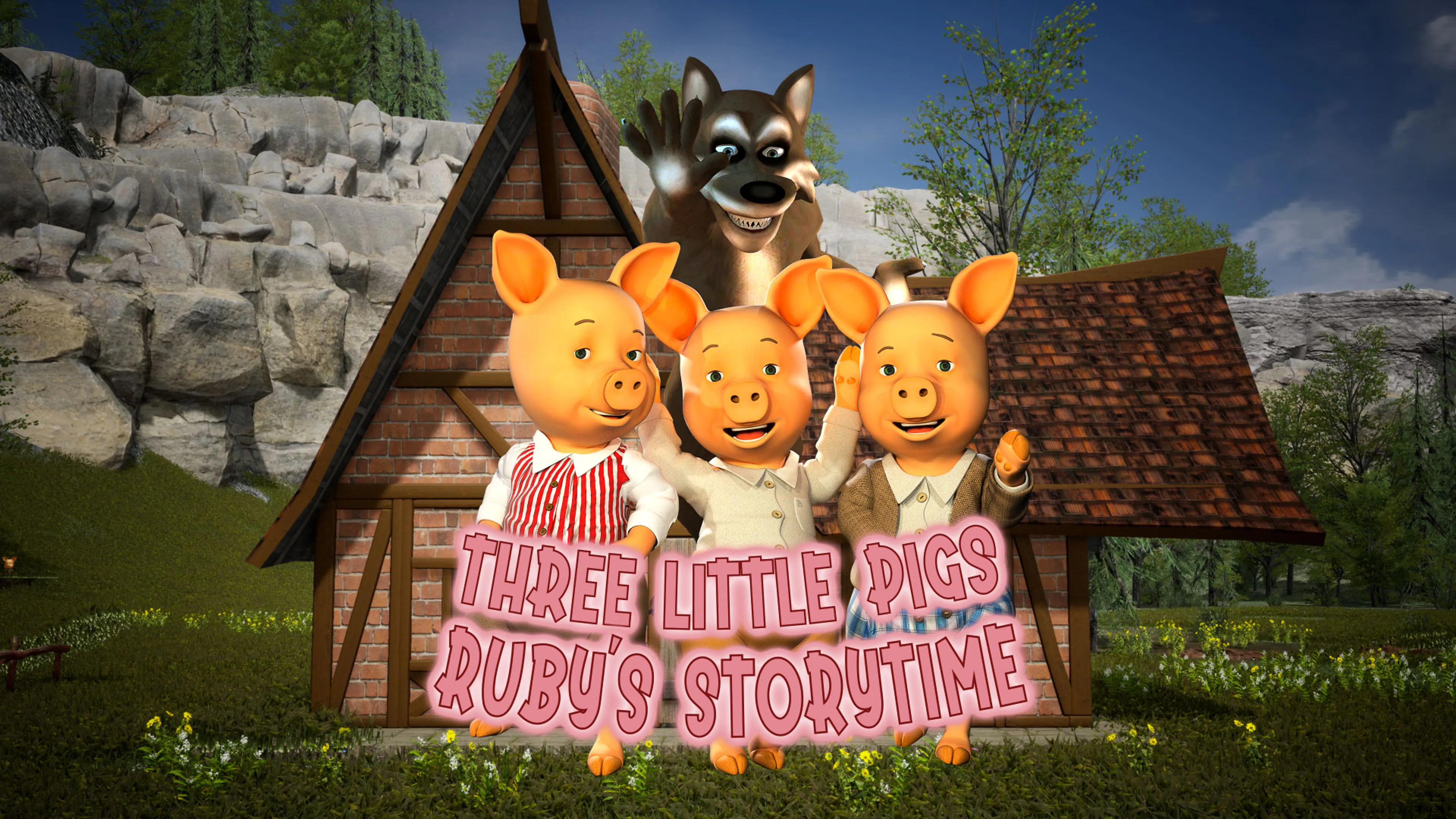 Three Little Pigs: Ruby's Storytime poster